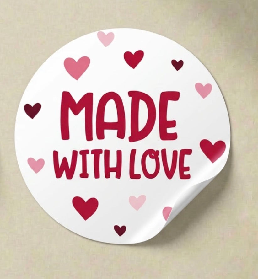 Made with Love stickers