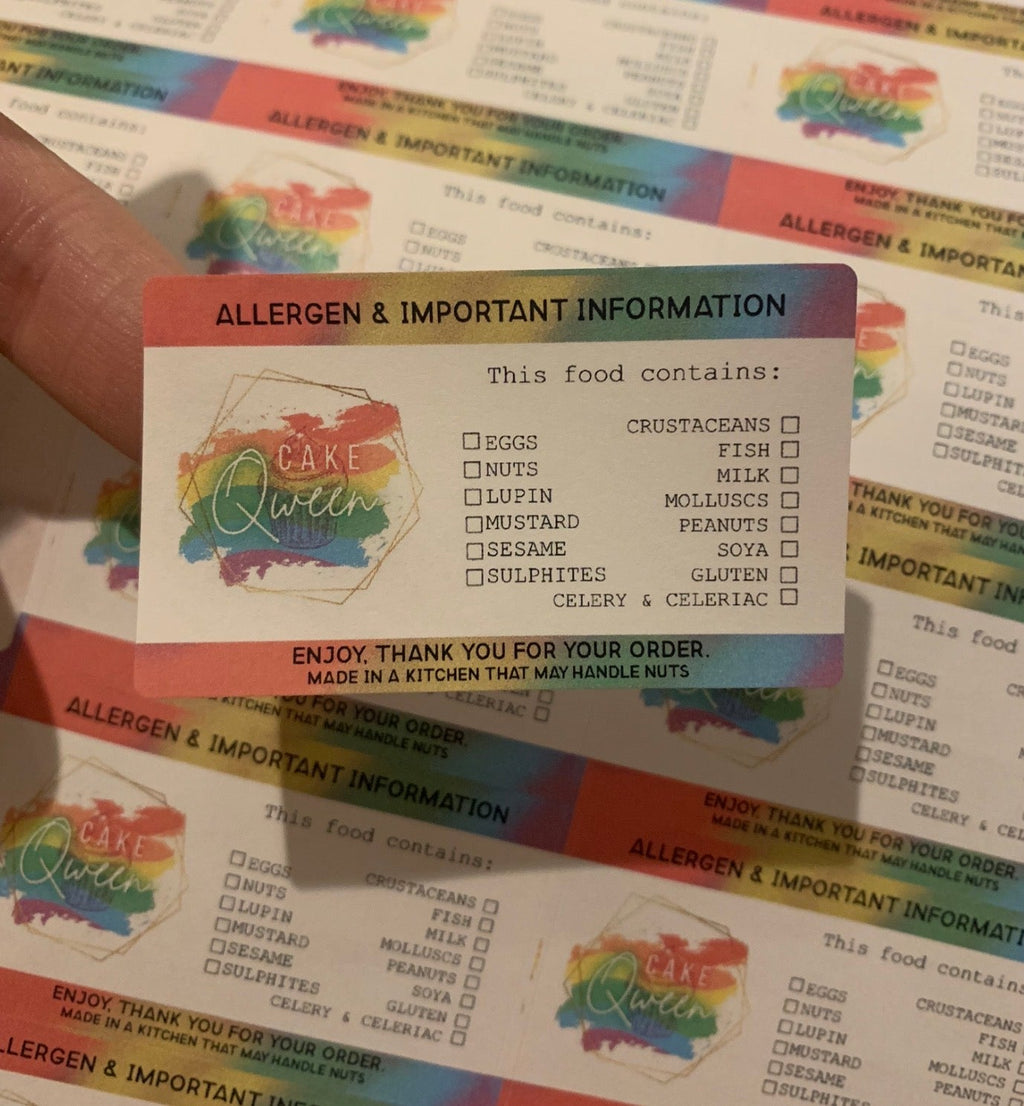 Allergen Stickers