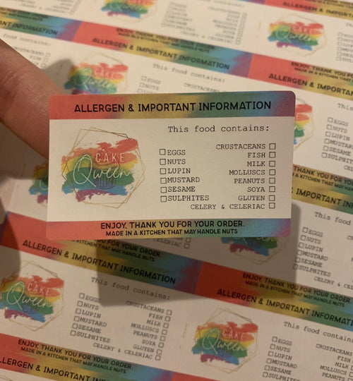 Allergen Stickers