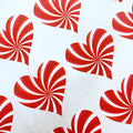 Heart Candy Cane Stickers