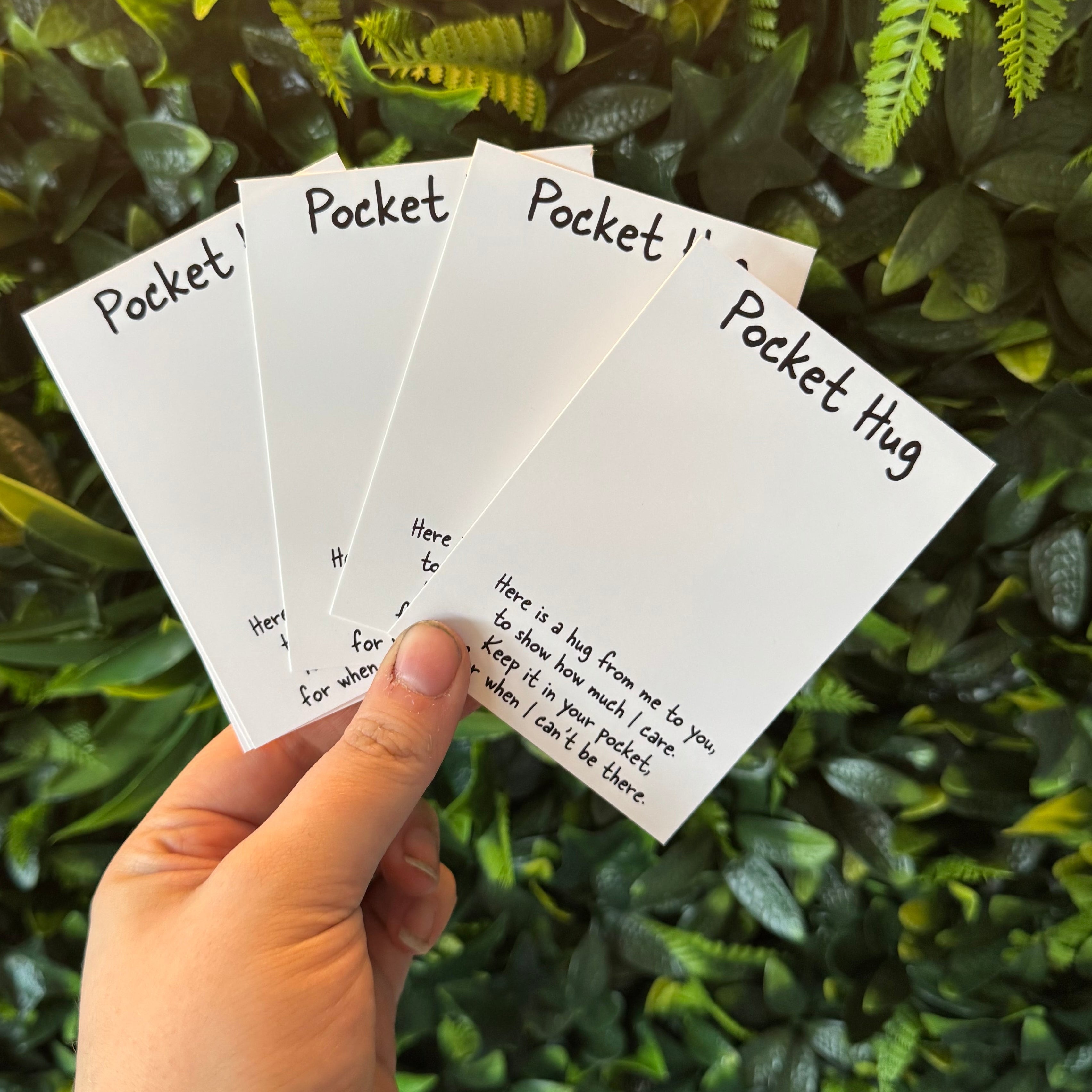 Pocket Hug Cards