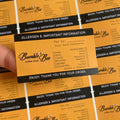 Allergen Stickers