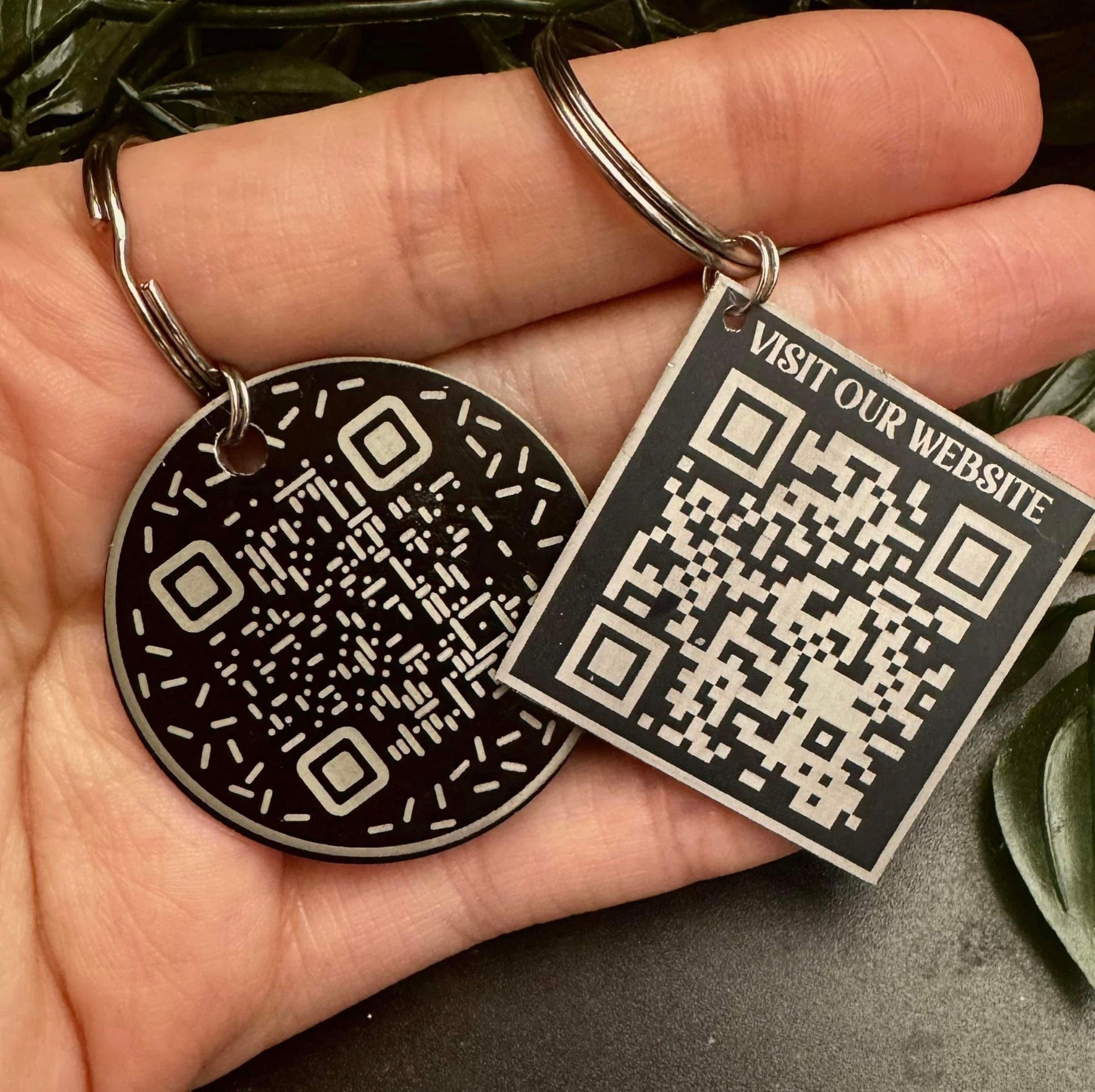 QR Code Keyring