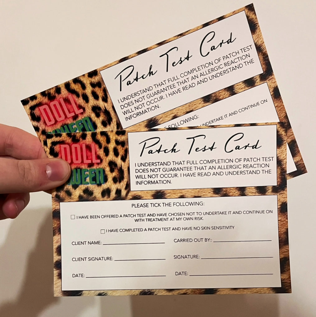 Patch Test Cards