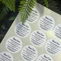 Resin Care Stickers