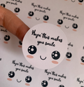 Made you smile stickers