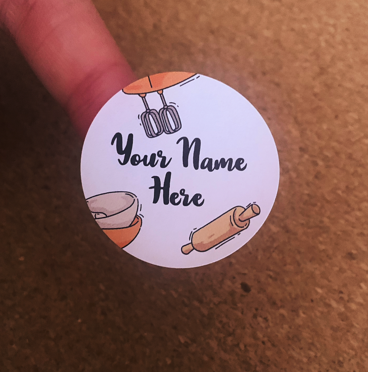 Custom Baking Stickers