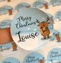 Custom Reindeer Stickers