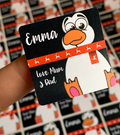 Penguin Name Stickers
