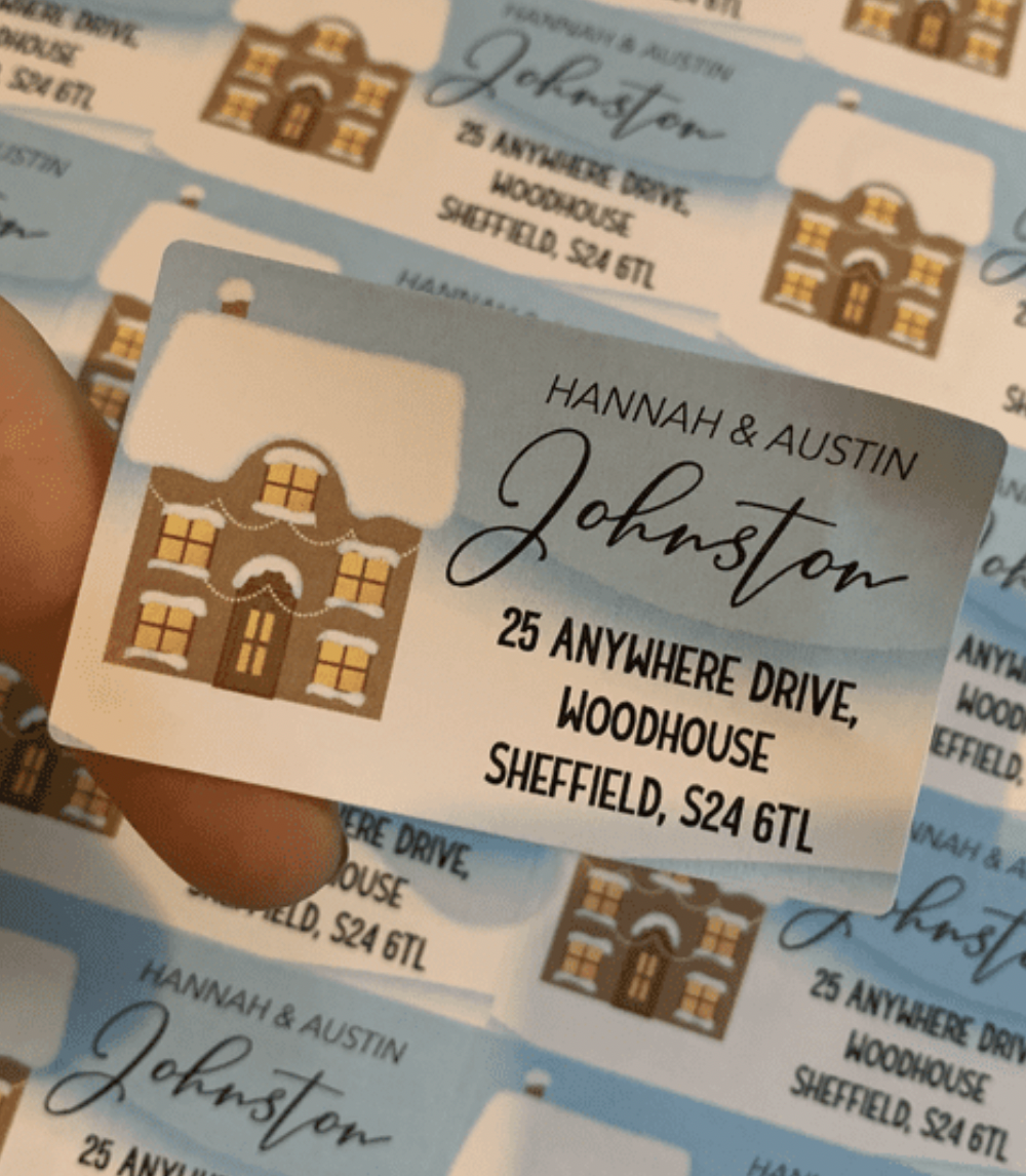 Custom Christmas Address Labels