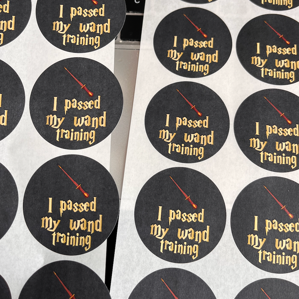 I passed my wand training