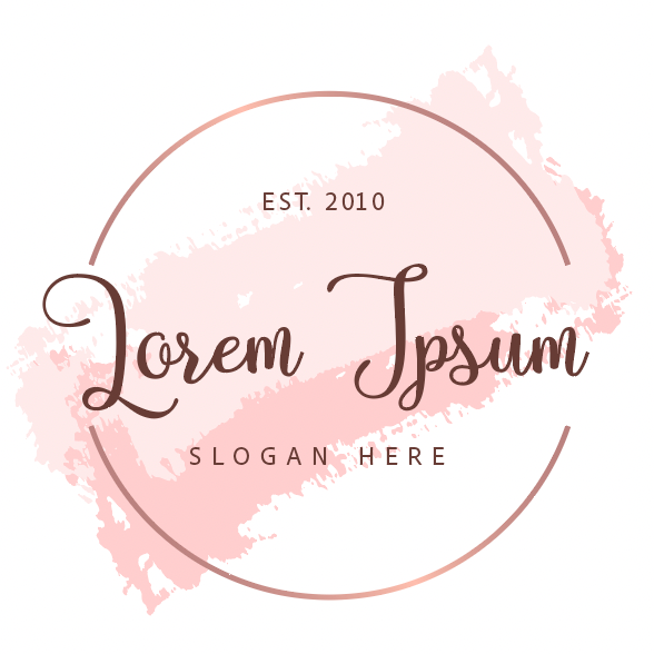 Pink Brush Logo