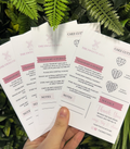 Cake Care Heart Guides