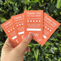 Etsy Review Cards