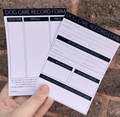Dog care form